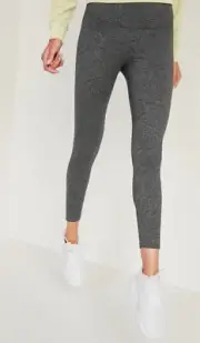 Old Navy Women’s High Waisted Go Dry CozeCore 7/8 Ankle Leggings Size Medium