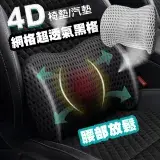 在飛比找遠傳friDay購物優惠-【QIDINA】4D質感網格透氣記憶棉車用辦公尾椎枕-C /