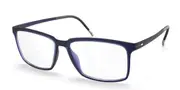 Silhouette Eos View 2928 4510 Men's Glasses Blue Size 54 - Private Health Rebate - Blue Light Block Available