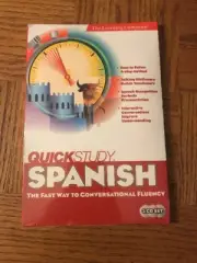 The Learning Company - Quick Study Spanish 3 CD Set! New & Sealed!