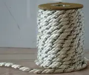 1 yd Rope CORD TRIM Crafts BRIDAL Home PILLOWS Costumes SEWING White & Silver