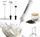 Milk Frother Handheld, USB Handheld Coffee Frother Rechargeable Electric Whis...