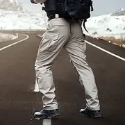 Men's Cargo Pants Hiking Pants Trousers Tactical Pants Military Camouflage Outdoor Regular Fit Waterproof Windproof Breathable Quick Dry Pants / Trousers Elast