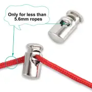 20pcs Plastic Cord Locks Stopper Spring End Toggle Fastener Slider Organizer