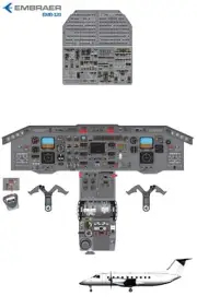 Embraer 120 Cockpit Poster 24in x 36in