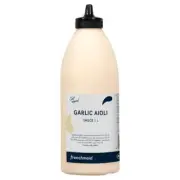 NEW Frenchmaid Garlic Aioli Sauce 1L Bulk Size