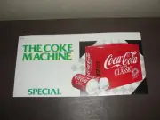 1987 Coca-Cola COKE Shelf SIGN Tag Coke Machine Several Available