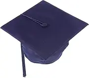 SAFIGLE Graduation Cap with Tassel Unisex Academic Mortarboard Hat for High School and College Ceremonies Durable Material Comfortable and Breathable Design Dark Blue