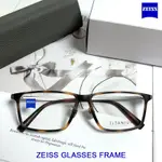 CARL ZEISS ZS75016 眼鏡框防過敏純鈦彈簧腿超輕時尚長方形眼鏡商務辦公眼鏡舒適眼鏡彈簧腿