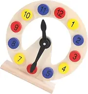 SUPVOX 1Set Wooden Clock for Educational Sorting Clock Plaything Montessori Learning for Safe and Wooden Materials Present for Boys