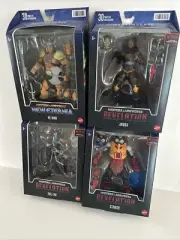 Lot of 4 Masters of the Universe Revelation: He-Man, Stinkor, Evil-Lyn, & Andra