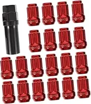 Alipis 20pcs Car Wheel Lug Nut Covers Stylish Automotive Tire Bolt Caps Easy Install Hub Caps for Durable Design Enhances Vehicle Appearance Lightweight Compact