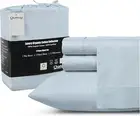 100% Organic Cotton Queen Sheet Sets, 300 TC 4 Piece Cotton Bed Sheets Queen Siz