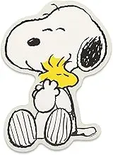 Open Road Brands Peanuts Snoopy and Woodstock Hug Wood Wall Decor - Fun Snoopy Wall Art for Kids' Bedroom or Play Room
