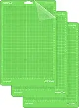 DOOHALO Cutting Mat for Cricut Joy Xtra 3 Pack Replacement Variety Standard Grip Light Grip Strong Grip Adhesive Cut Mats, CM-004-8.5X2-STANDARD