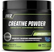 Creatine Powder 300g - Creatine Monohydrate 4150 mg with Magesium per Serving - 60 servings per Pack - Grape Flavour - by MZ