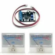 2pcs P-55 VU Test Meter DB Level Header Detector w 1pc TA7318P Driver Board