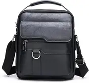 [HAMKVBPR] Men's Crossbody Bag Men's Business Casual Simple Shoulder Crossbody Bag for Travel Hiking Work