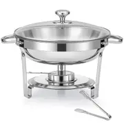 5-Qt Chafing Dish Buffet Set Stainless Steel Food Warmer for Parties