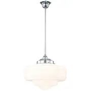 Chrome Pendants Lights Toorak Art Deco Period Lighting Retro Detroit Inspirations