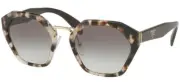 RARE Authentic PRADA Milano Grey Havana Grey Gradient Sunglasses SPR 04T UAO 0A7