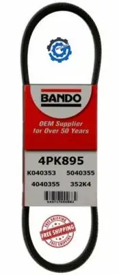 4PK895 New Bando Serpentine Belt for 2000-2007 Subaru Legacy Outback Impreza (for: Subaru)