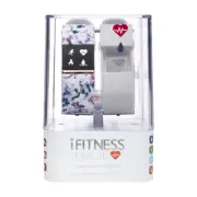 iTech Pulse Fitness Activity Tracker Distance and Sleep Monitor Floral Lavenda
