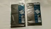 Lot of 2 Chartpak 01050 Vinyl Lettering 2" Black Vinyl Capital Letters Press on