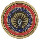 Electrical Workers Medallion for Box Cremation Urn/Flag Case - 2 Inch Diameter