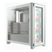 Corsair Icue 4000X Rgb Tempered Glass Mid Tower Case White