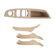 Window Switch Panel + Door Handle Shell Beige PA Fit for BMW F10 5-Series 10-16 (for: BMW)