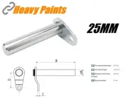 Excavator Linkage Digger Bucket Pin Tractor Pin 25mm x 125mm Zinc Plated