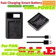 DB-60 DB-65 Battery + USB Lcd Charger for Ricoh Caplio R3 R4 R5 R30 R40