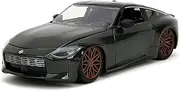 Jada Toys 1:24 Scale Fast and Furious 23 Nissan Fairlady Z Scaled Model Vehicle, Black