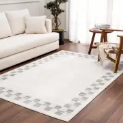 Size: 2'7" x 7'3" Runner - Azrika Gray Checkered Washable Rug