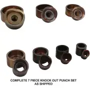 SWAG Off Road Knock Out Punch Set (7) Piece Set (Tube Sizes)