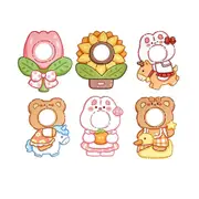 180pcs Cartoon Pattern Children Lollipop Decorative Paper Cards Party Favors