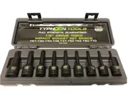 Typhoon 72540 - Impact Torx Socket Set - 1/2" Drive 9 Piece Metric