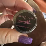 Barry M 90 Purple Dazzle Dust 3.5g vibrant eyeshadow pigment powder pot BN SEAL