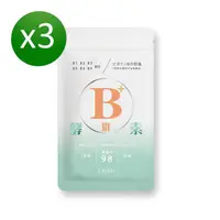 在飛比找momo購物網優惠-【派康斯】98種蔬果酵素x天然酵母B群(30顆/包*3入)