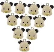 10pcs Dog Bell Cat Bell Small Bell Pet Collar Hanging Bells Bell Charm Multi-Function Pet Collar Bells Metal Bells for Crafts Little Bells Tiny Bells for Crafts Cat Supplies Copper