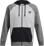 [Under Armour] Mens Rival Fleece Full Zip Colorblock Hoodie