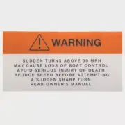 Ranger Boat Maneuvering Ability Decal 206598 | 4 x 2 Inch