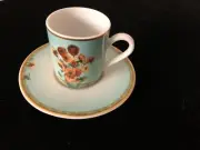 DEMI TASSE/ESPRESSO /DESSERT VINCENT VAN GOGH 'LES TOURNESOLS' ( SUNFLOWERS)