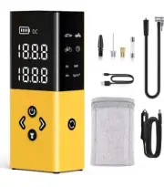 150 PSI Portable Tire Inflator Air Compressor 120W 10050 mAh Cordless Pump 12V