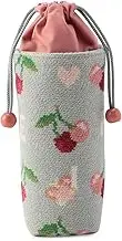 Fayler KSMC-241097 Bottle Pouch, 1G202412109710, Keep Smiling Cherry, Gray, Gray, Free Size