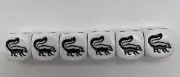 Skunk Dice Black & White Crafting Jewelry Crafts Set Of 6 Bracelet