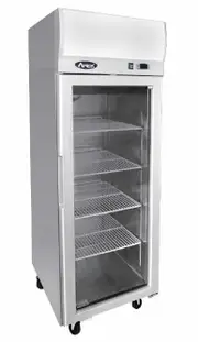 Atosa Single Glass Door Lightbox Fridge YCF9401 - YCF9401-SM