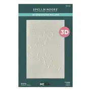 Spellbinders Soaring 3D Embossing Folder Embossing Folder from the Collaged Birds Collection by Dina Wakley