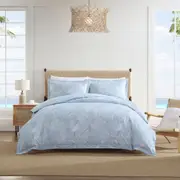 Tommy Bahama Jungle Toile Cotton Quilt Cover Home Bedding Sleep Set Blue